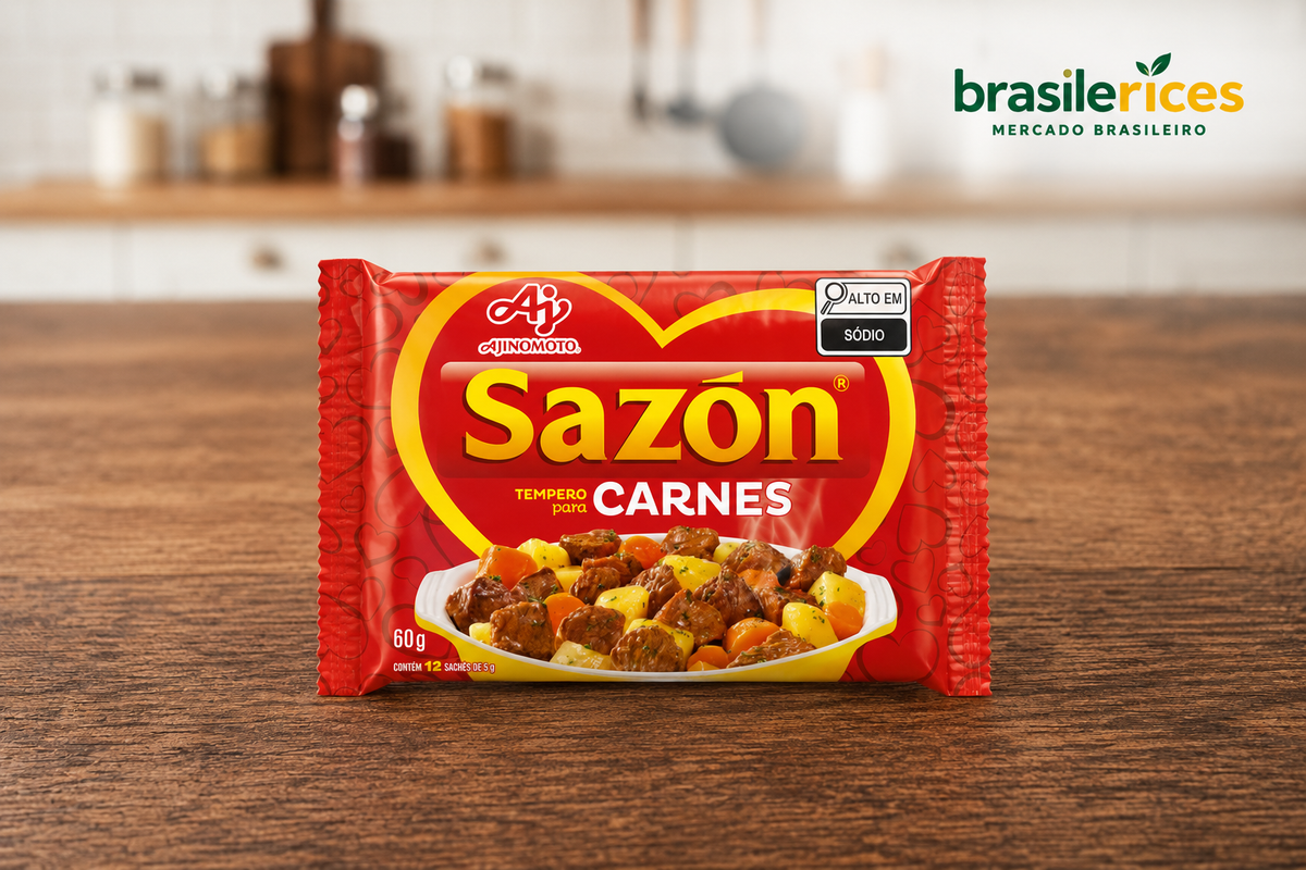 Tempero para Carne Sazón Ajinomoto 60g