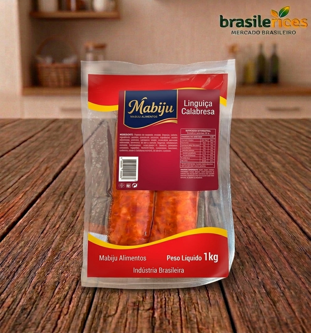 Linguiça Calabresa Defumada Mabiju 300g