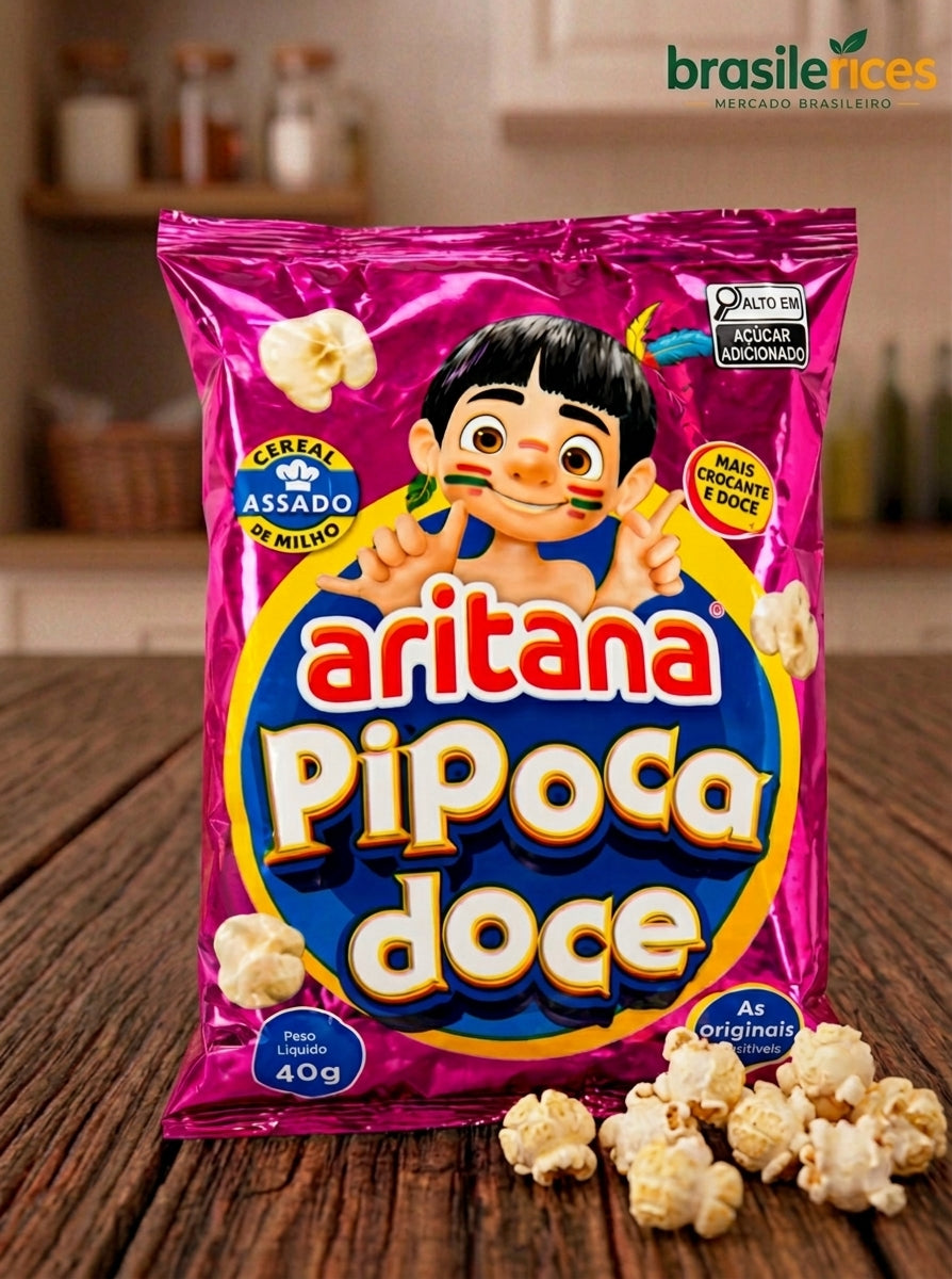 Produto: Pipoca Doce Aritana 40g