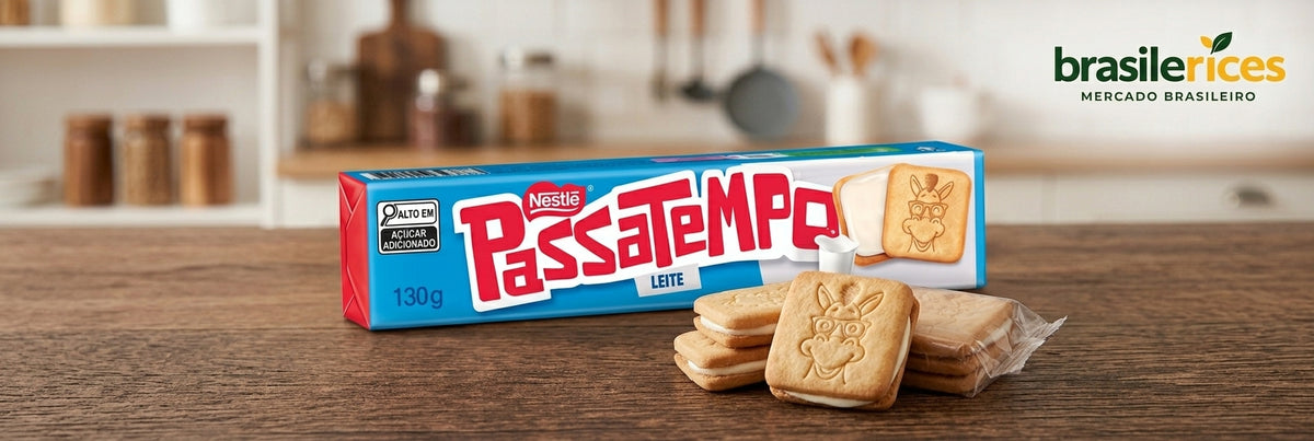 Biscoito ao Leite Passatempo Nestlé