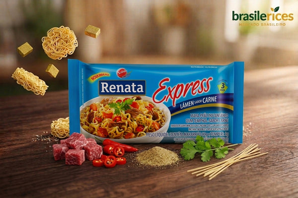 Macarrão Instantâneo Sabor Carne Renata 85g