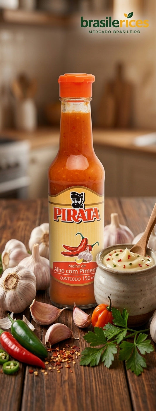 Molho de Alho com Pimenta Pirata 150ml