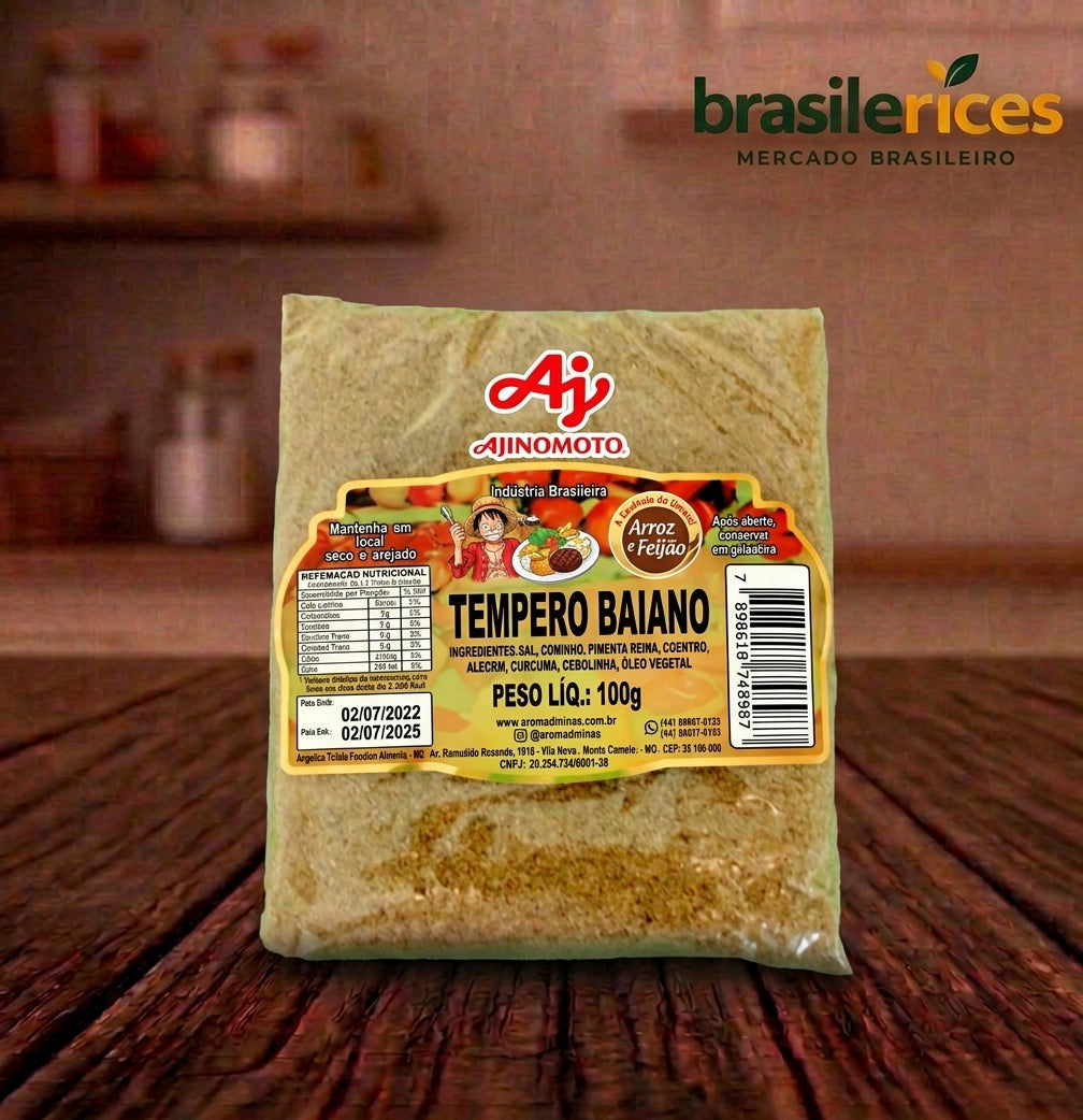Tempero Baiano Aroma de Minas 100g
